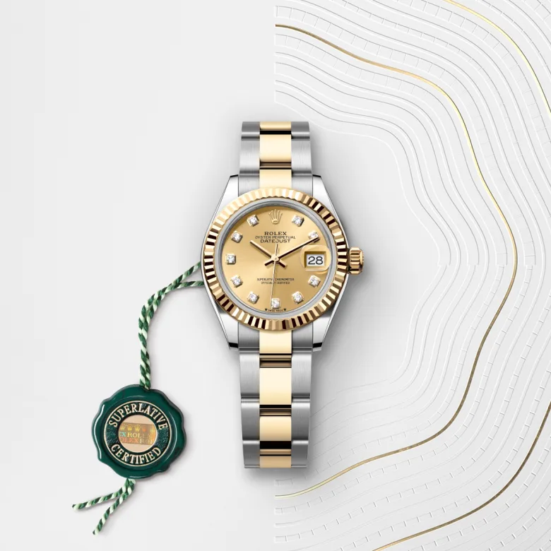 rolex Lady-Datejust in Rolesor jaune – combinaison d’acier Oystersteel et d’or jaune M279173-0012* - Michaud