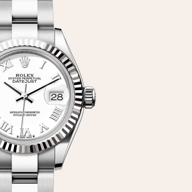 Rolex Lady-Datejust in White Rolesor - combination of Oystersteel and white gold M279174-0020* - Michaud