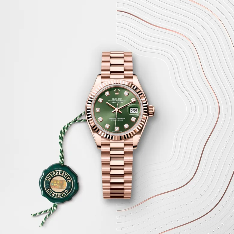 rolex Lady-Datejust in 18 ct Everose gold M279175-0009* - Michaud