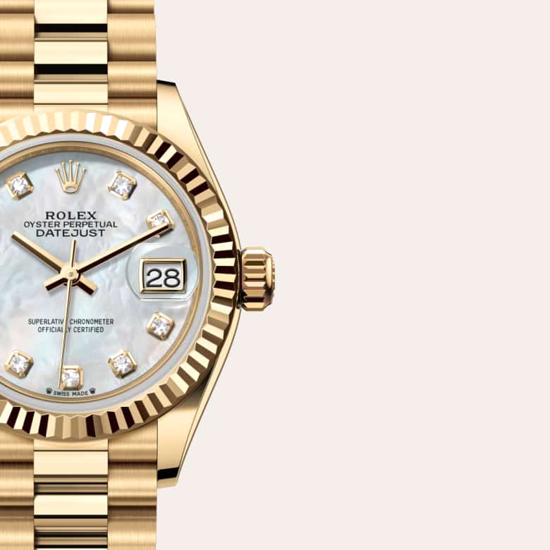 Rolex Lady-Datejust in 18 ct yellow gold M279178-0025* - Michaud