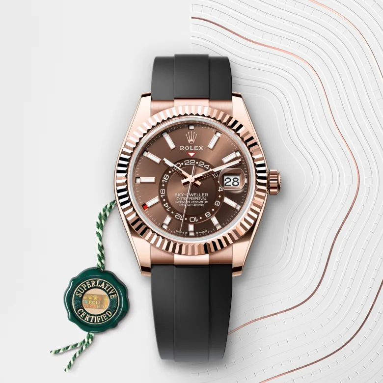rolex Sky-Dweller in 18 ct Everose gold M336235-0002* - Michaud