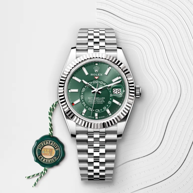 rolex Sky-Dweller in White Rolesor - combination of Oystersteel and white gold M336934-0002* - Michaud