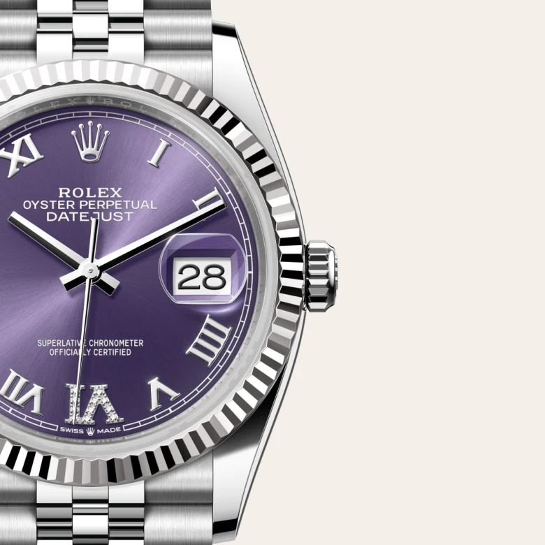 rolex Datejust 36 in White Rolesor - combination of Oystersteel and white gold M126234-0021* - Michaud
