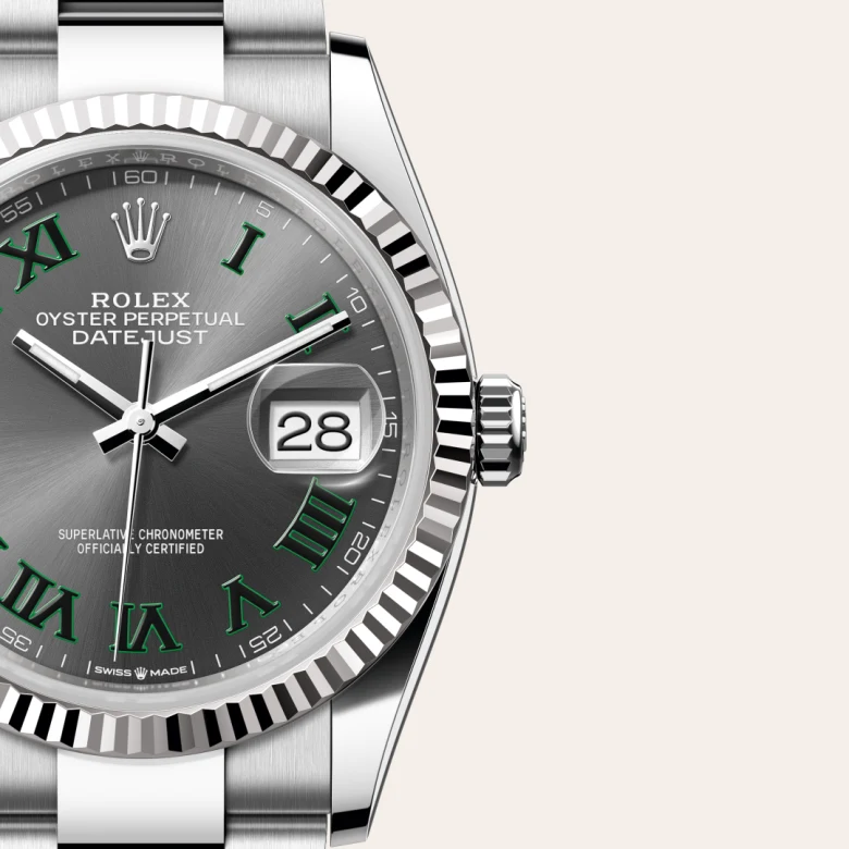 rolex Datejust 36 in White Rolesor - combination of Oystersteel and white gold M126234-0046* - Michaud