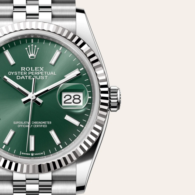 rolex Datejust 36 in White Rolesor - combination of Oystersteel and white gold M126234-0051* - Michaud