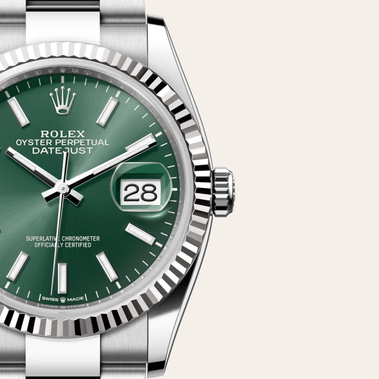 rolex Datejust 36 in White Rolesor - combination of Oystersteel and white gold M126234-0052* - Michaud