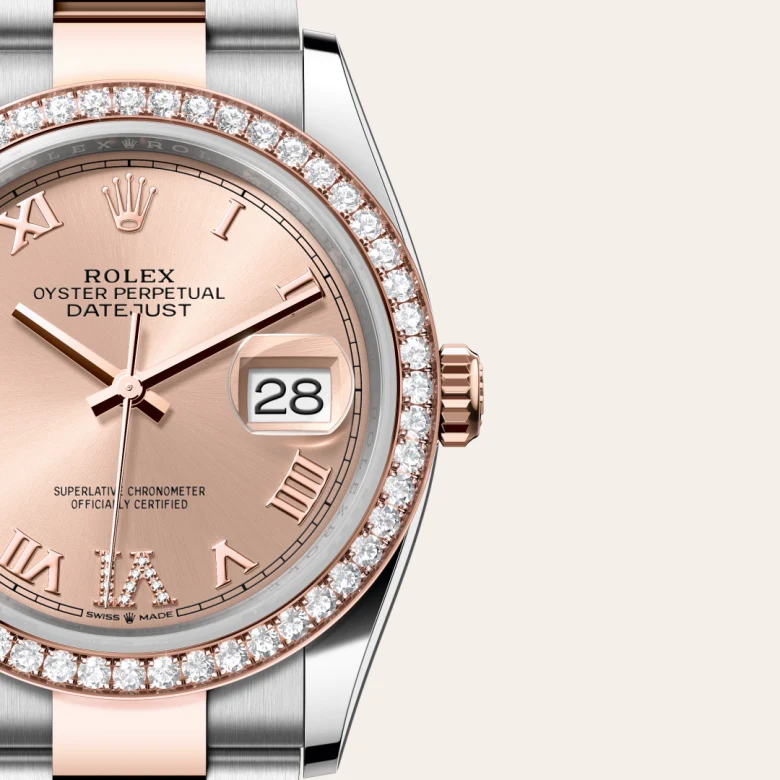 rolex Datejust 36 in Rolesor Everose – combinaison d’acier Oystersteel et d’or Everose M126281RBR-0016* - Michaud