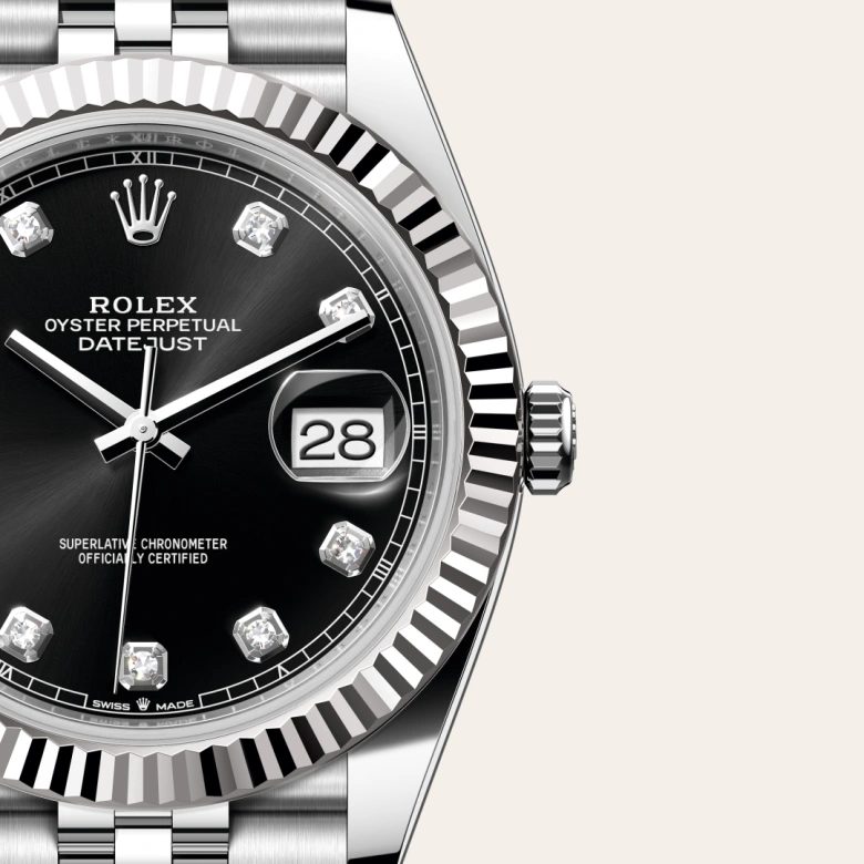 rolex Datejust 41 in Rolesor gris – combinaison d’acier Oystersteel et d’or gris M126334-0012* - Michaud