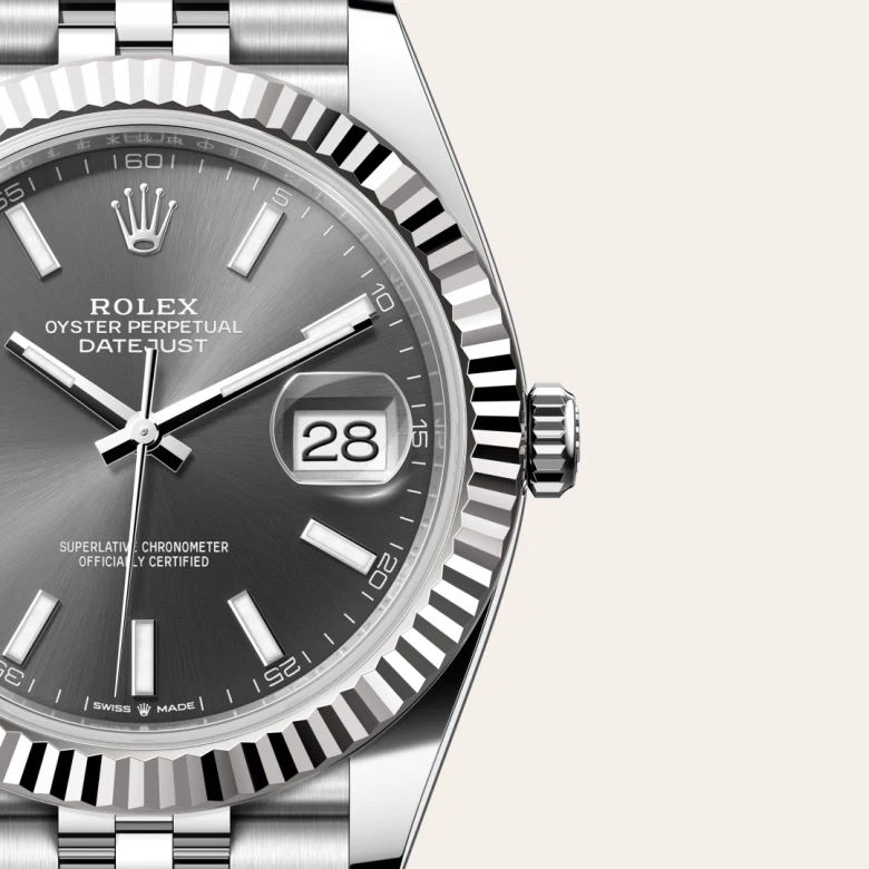 rolex Datejust 41 in White Rolesor - combination of Oystersteel and white gold M126334-0014* - Michaud