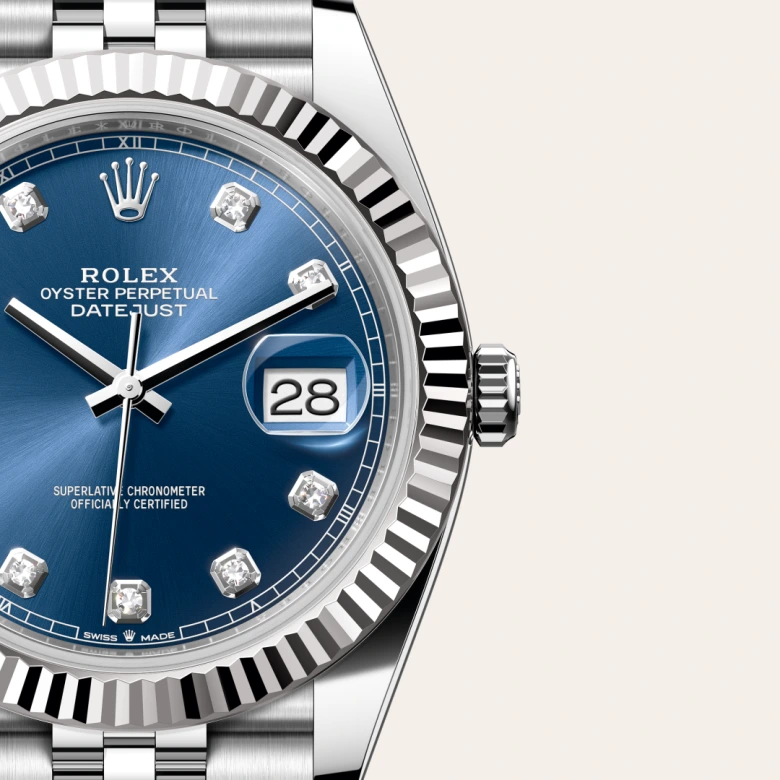 rolex Datejust 41 in White Rolesor - combination of Oystersteel and white gold M126334-0016* - Michaud