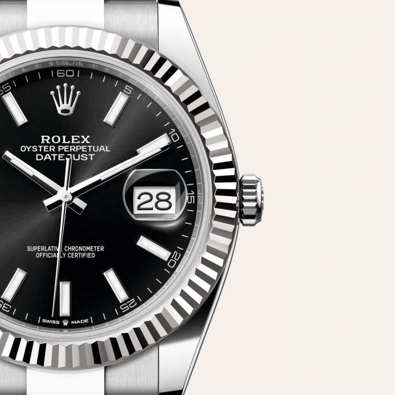 rolex Datejust 41 in White Rolesor - combination of Oystersteel and white gold M126334-0017* - Michaud