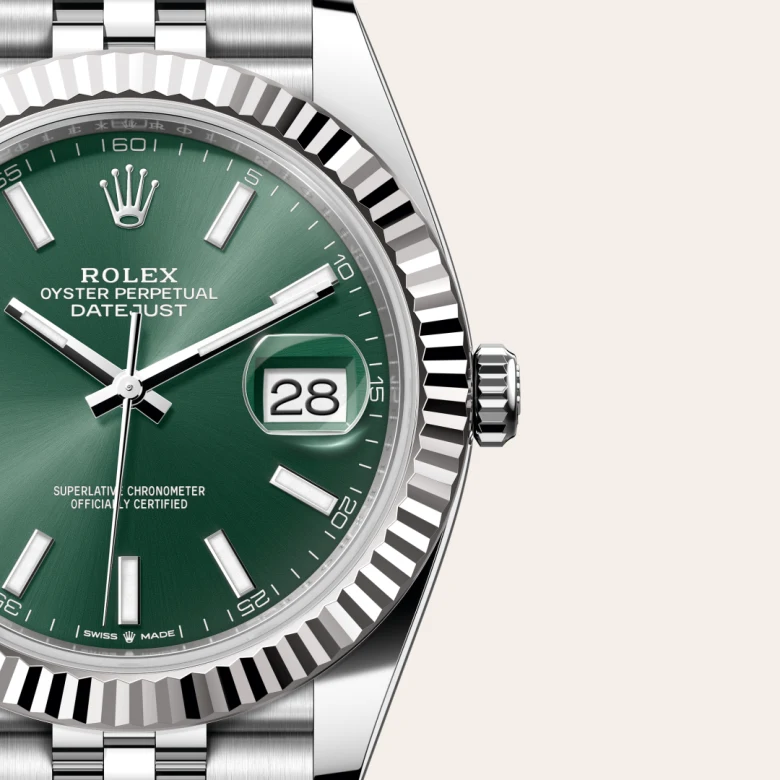 rolex Datejust 41 in White Rolesor - combination of Oystersteel and white gold M126334-0028* - Michaud