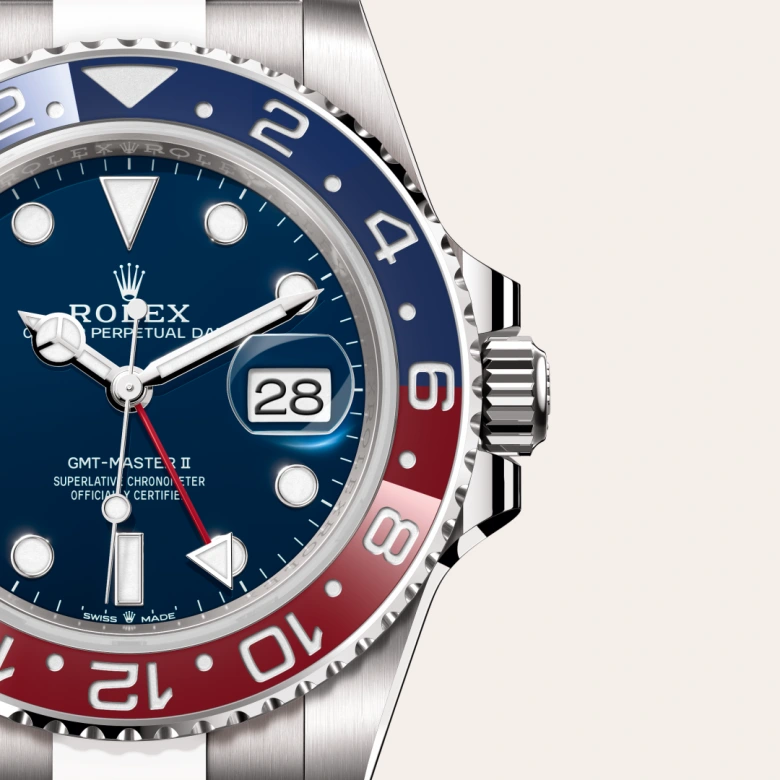rolex GMT-Master II in 18 ct white gold M126719BLRO-0003* - Michaud