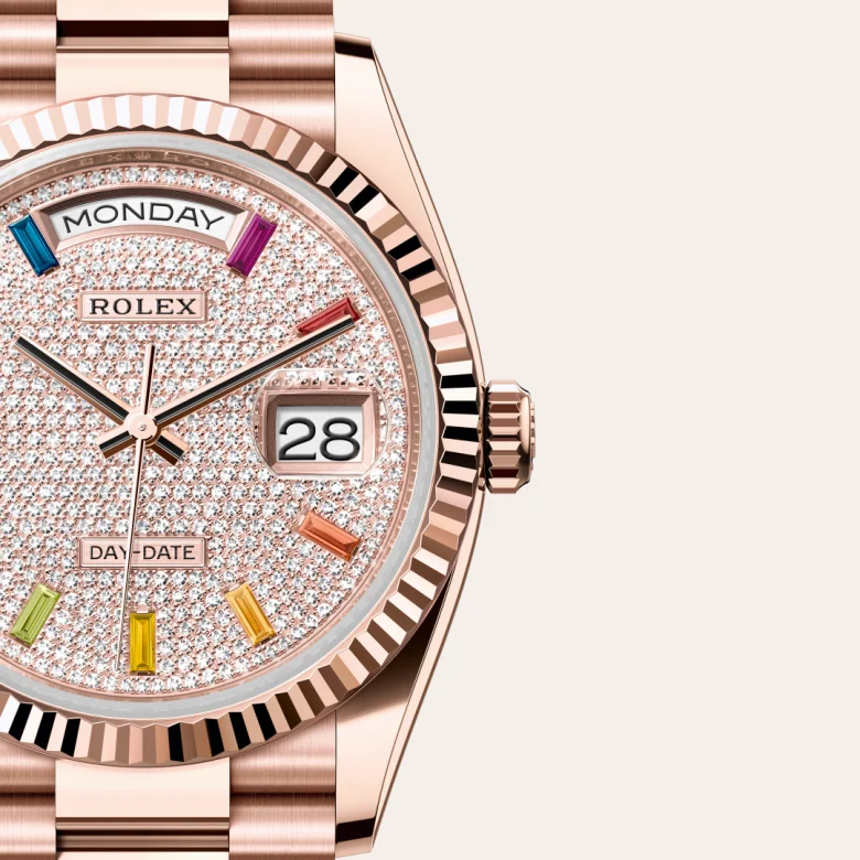 rolex Day-Date 36 in Or Everose 18 ct M128235-0039* - Michaud