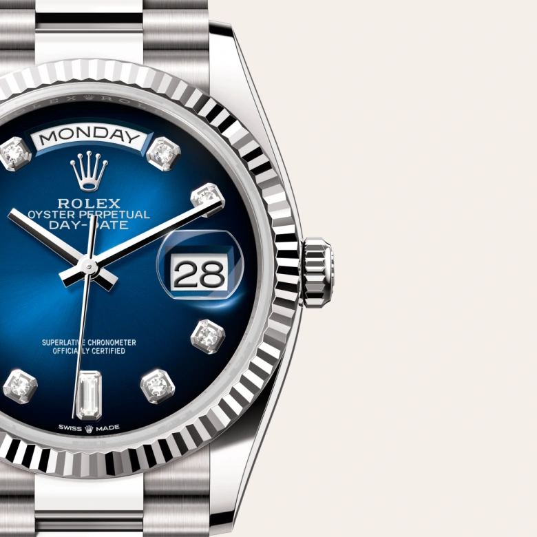 rolex Day-Date 36 in Or gris 18 ct M128239-0023* - Michaud