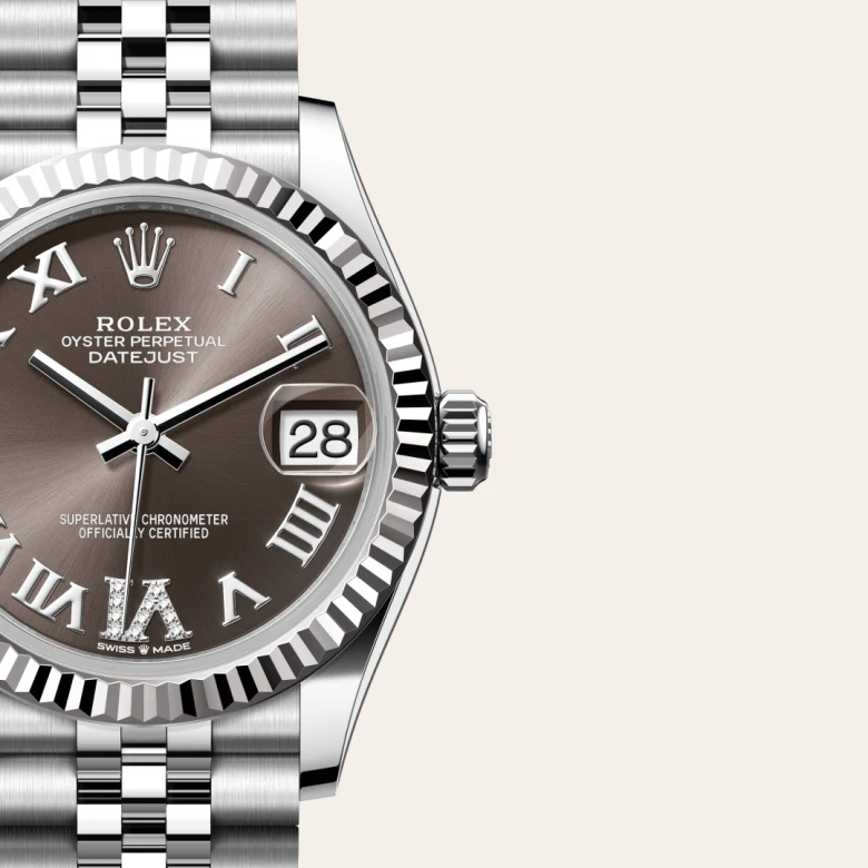 rolex Datejust 31 in Rolesor gris – combinaison d’acier Oystersteel et d’or gris M278274-0028* - Michaud