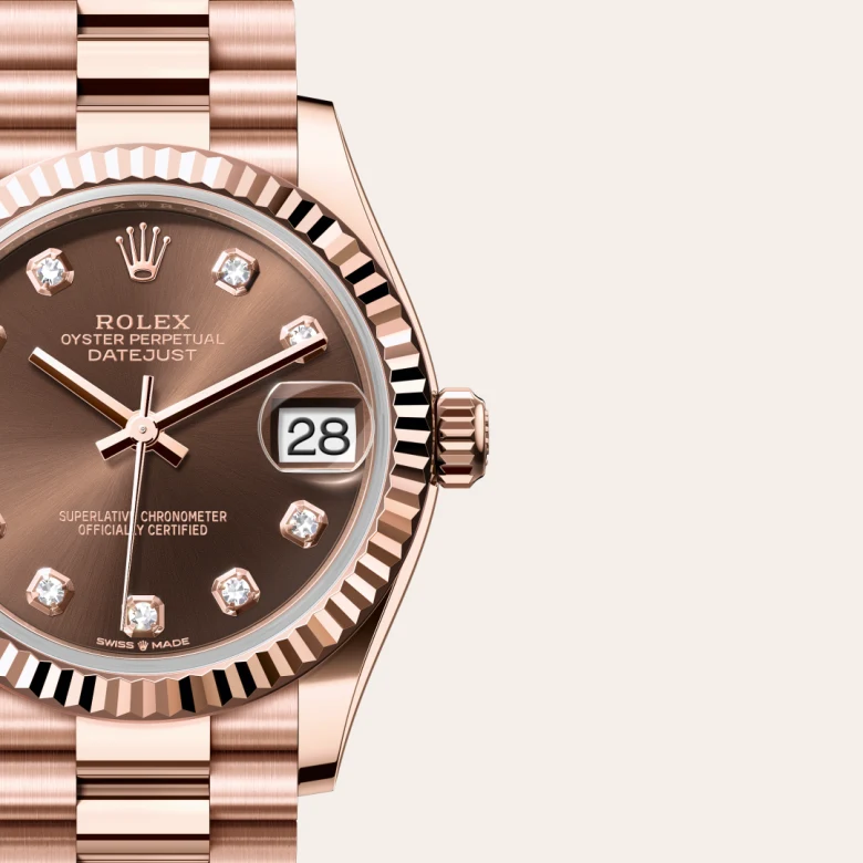 rolex Datejust 31 in 18 ct Everose gold M278275-0010* - Michaud