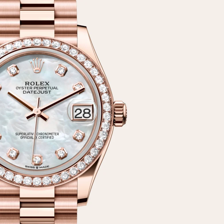 rolex Datejust 31 in 18 ct Everose gold M278285RBR-0005* - Michaud