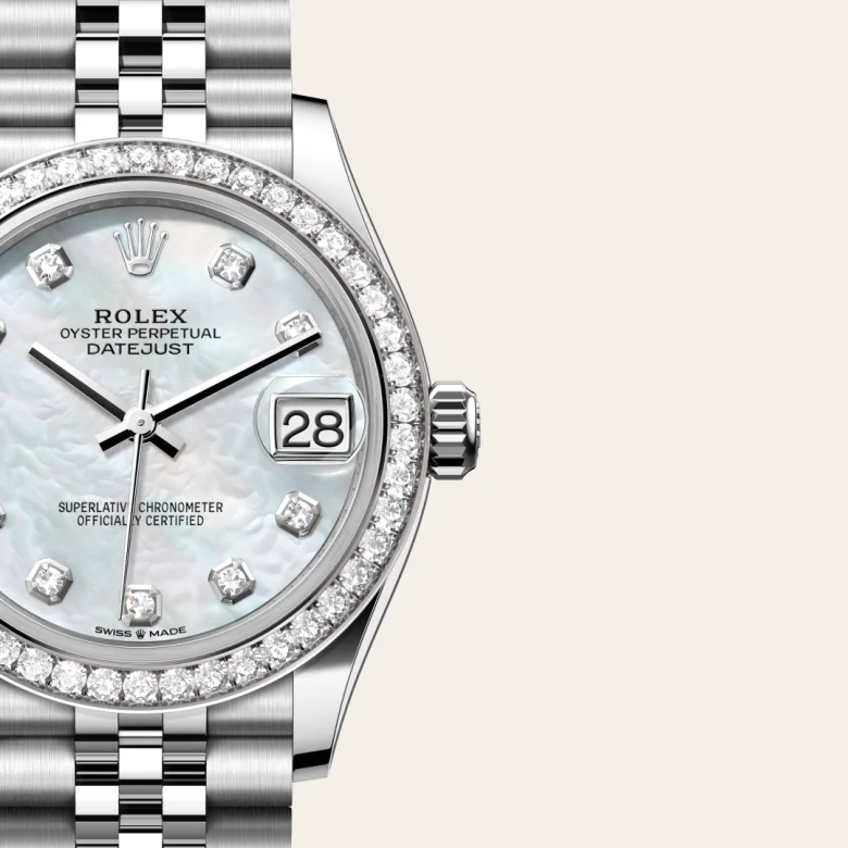 rolex Datejust 31 in Rolesor gris – combinaison d’acier Oystersteel et d’or gris M278384RBR-0008* - Michaud