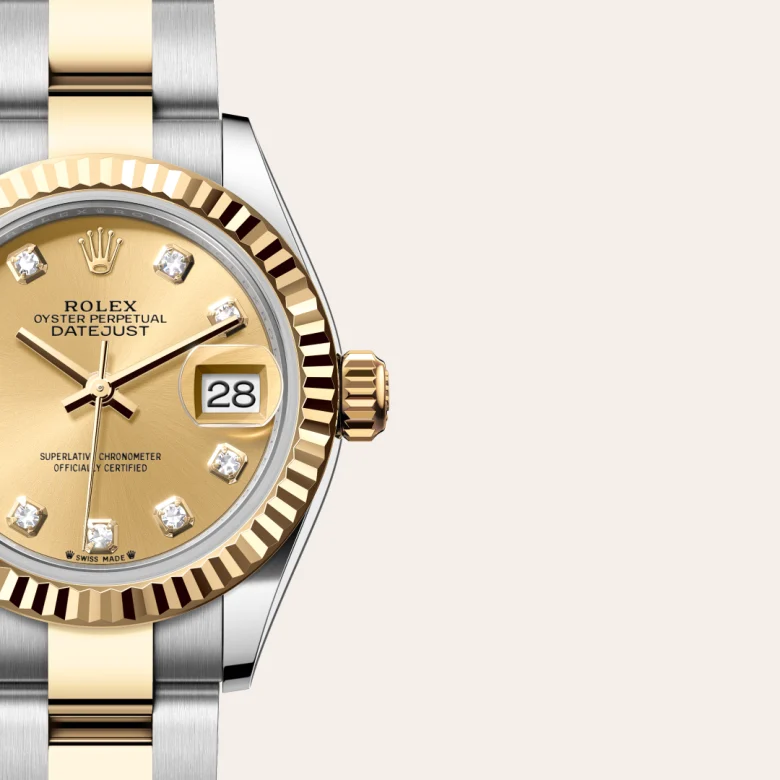 rolex Lady-Datejust in Rolesor jaune – combinaison d’acier Oystersteel et d’or jaune M279173-0012* - Michaud