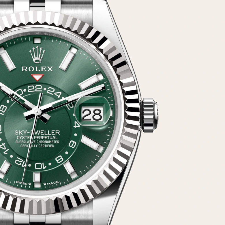 rolex Sky-Dweller in White Rolesor - combination of Oystersteel and white gold M336934-0002* - Michaud