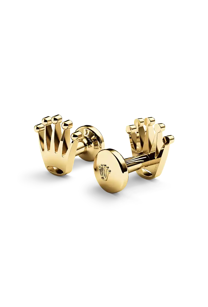 Rolex Boutons de manchette ’Couronne’ in  a1018* - Michaud