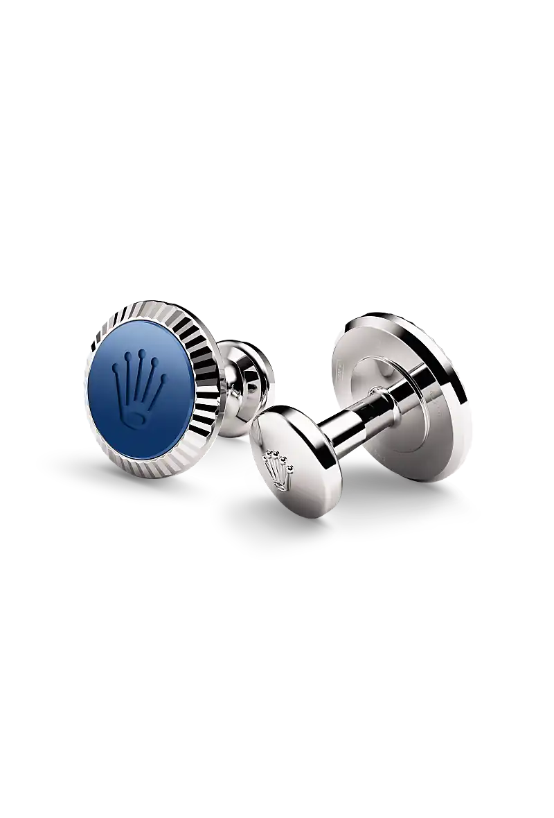 Rolex ‘Fluted’ cufflinks in  a1039* - Michaud