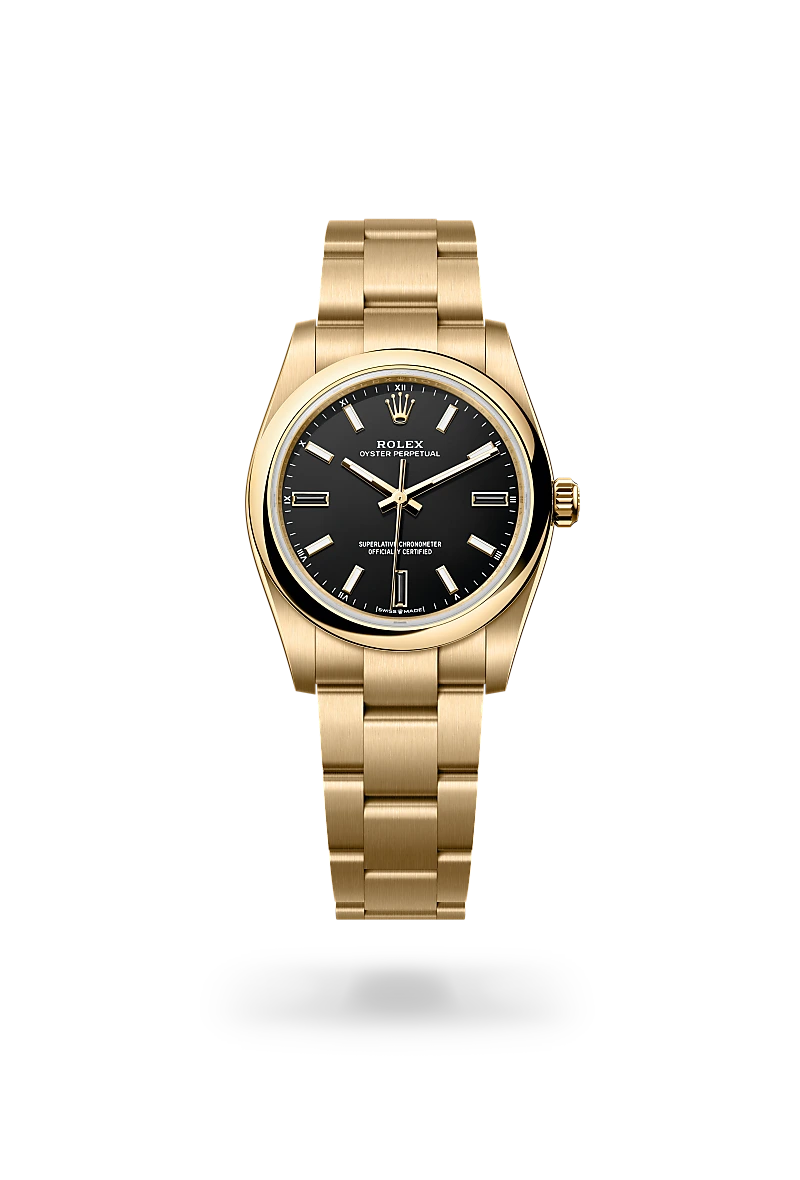 rolex Oyster Perpetual 34 in Or jaune 18 ct M124208-0001* - Michaud