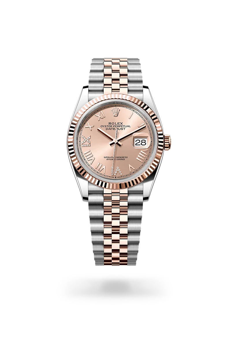 rolex Datejust 36 in Rolesor Everose – combinaison d’acier Oystersteel et d’or Everose M126231-0049* - Michaud