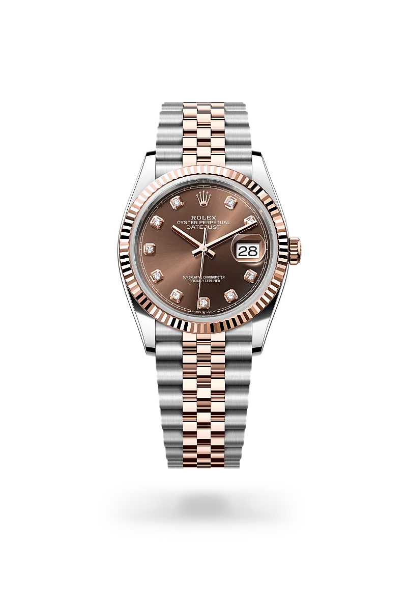 rolex Datejust 36 in Everose Rolesor - combination of Oystersteel and Everose gold M126231-0053* - Michaud
