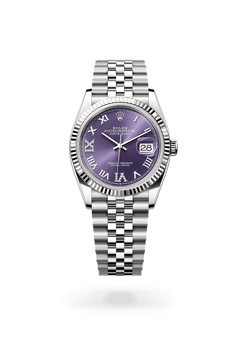 rolex Datejust 36 in White Rolesor - combination of Oystersteel and white gold M126234-0021* - Michaud