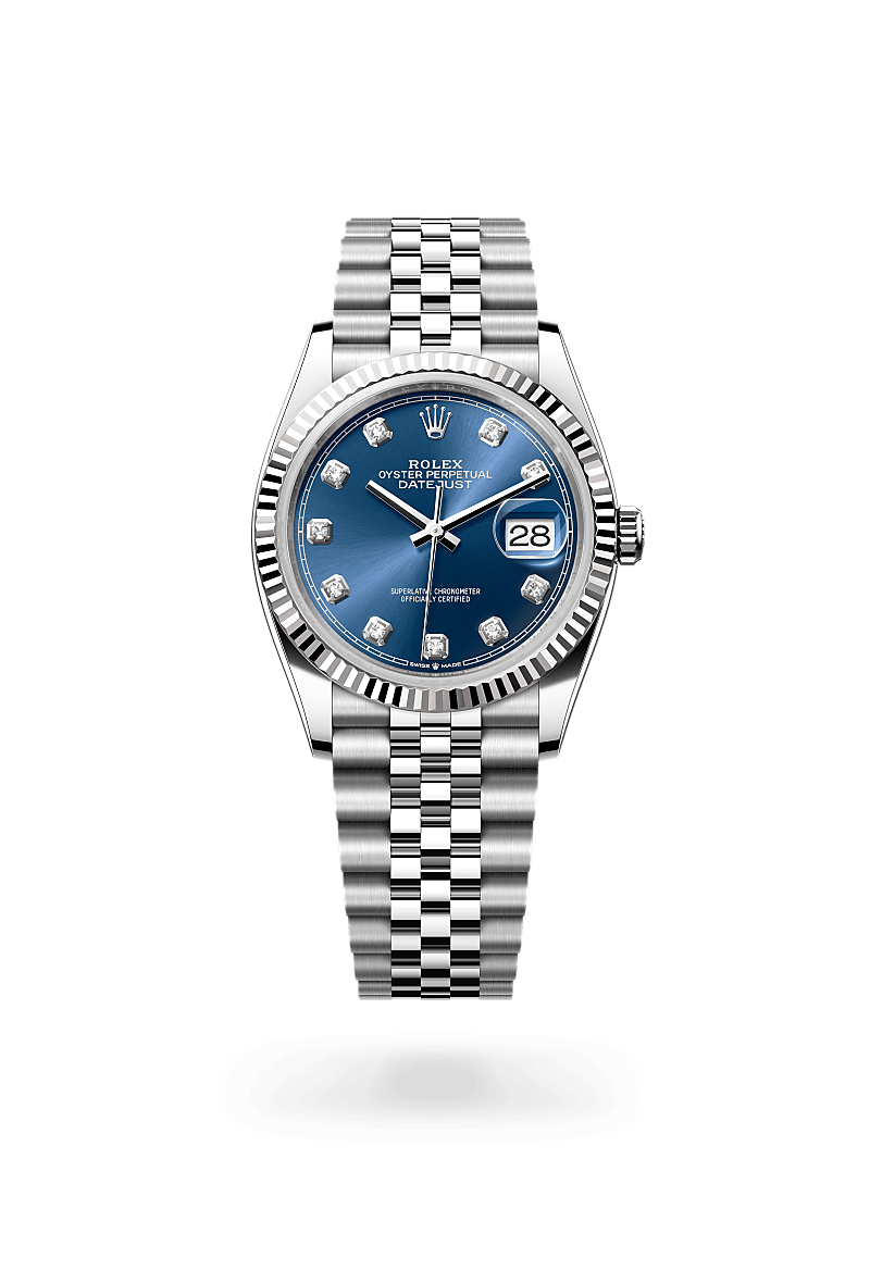 rolex Datejust 36 in White Rolesor - combination of Oystersteel and white gold M126234-0037* - Michaud