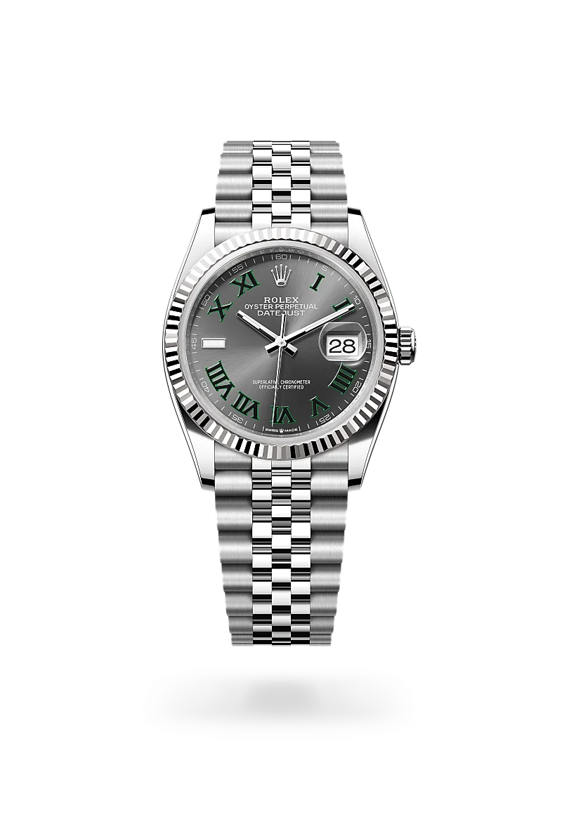 rolex Datejust 36 in Rolesor gris – combinaison d’acier Oystersteel et d’or gris M126234-0045* - Michaud