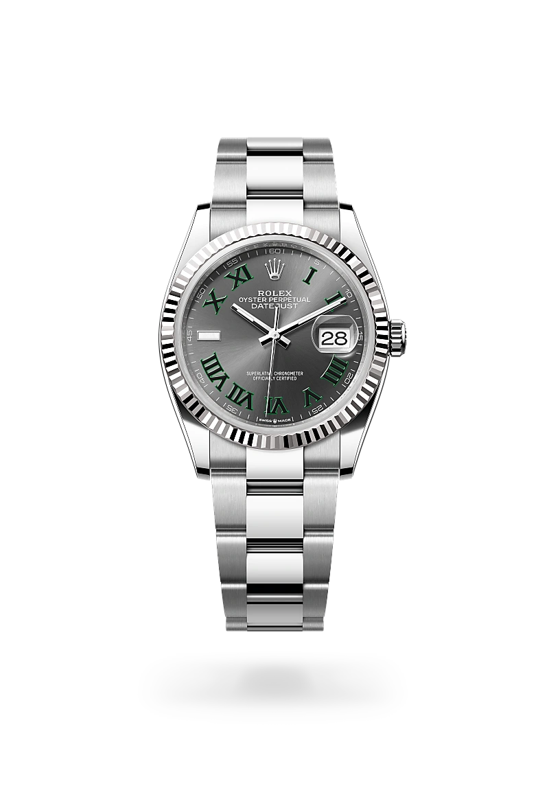 rolex Datejust 36 in White Rolesor - combination of Oystersteel and white gold M126234-0046* - Michaud