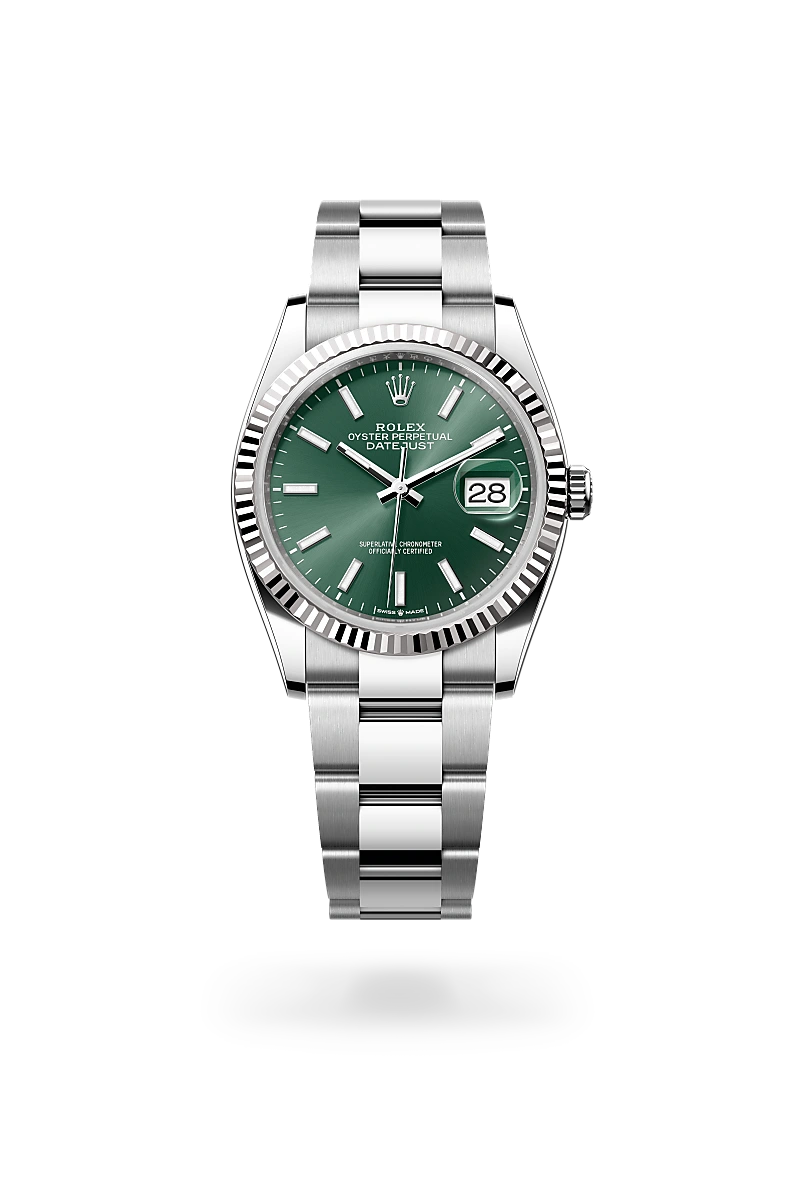 rolex Datejust 36 in White Rolesor - combination of Oystersteel and white gold M126234-0052* - Michaud