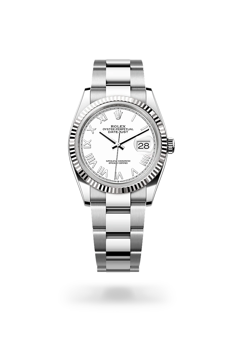 rolex Datejust 36 in Rolesor gris – combinaison d’acier Oystersteel et d’or gris M126234-0062* - Michaud