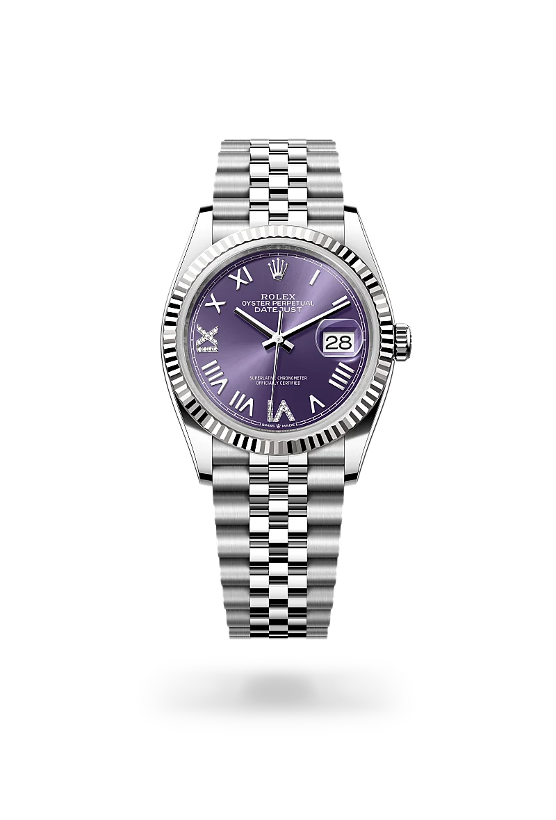 rolex Datejust 36 in Rolesor gris – combinaison d’acier Oystersteel et d’or gris M126234-0063* - Michaud
