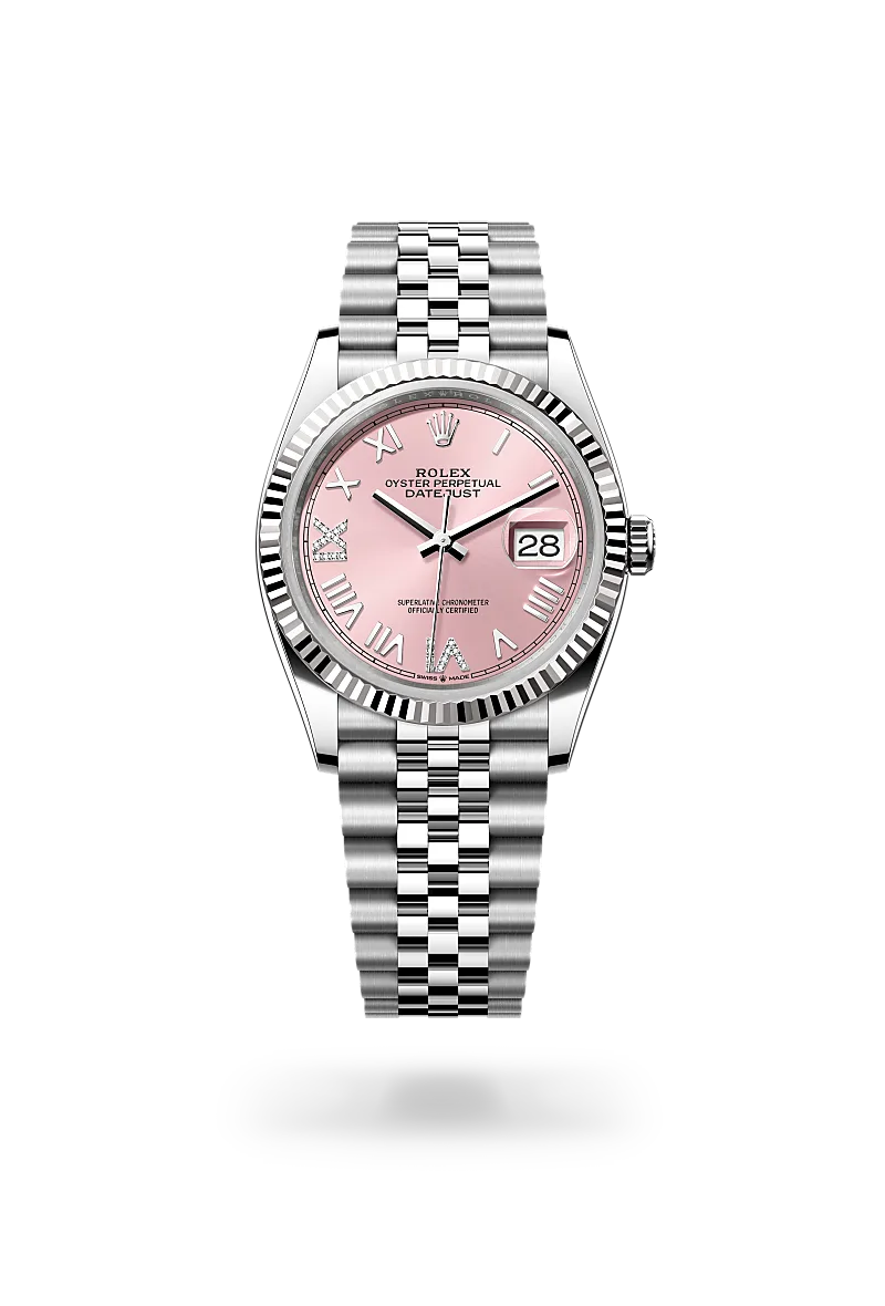 rolex Datejust 36 in Rolesor gris – combinaison d’acier Oystersteel et d’or gris M126234-0065* - Michaud
