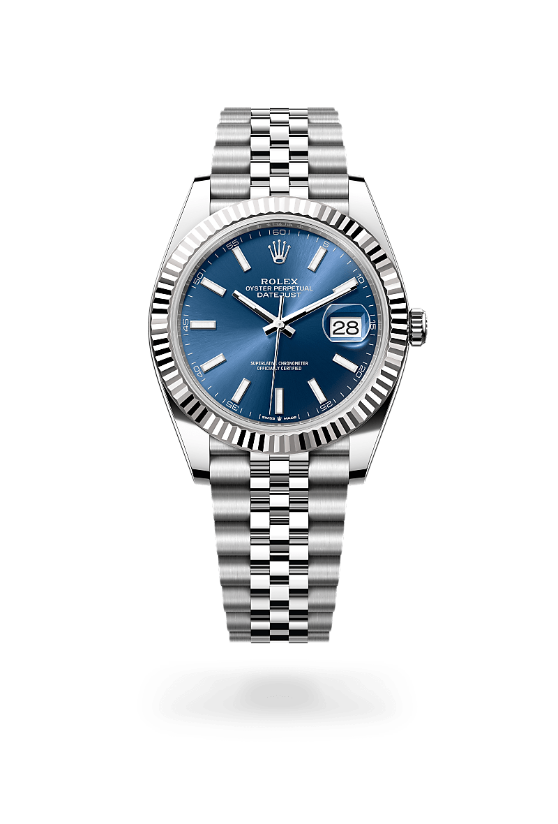 rolex Datejust 41 in White Rolesor - combination of Oystersteel and white gold M126334-0002* - Michaud