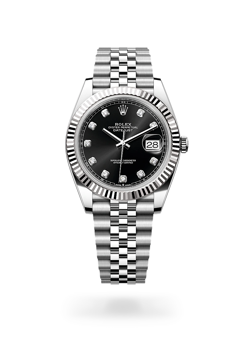rolex Datejust 41 in Rolesor gris – combinaison d’acier Oystersteel et d’or gris M126334-0012* - Michaud