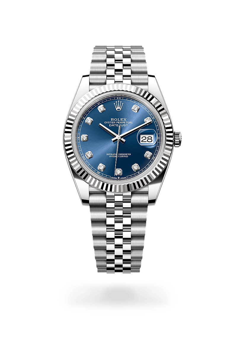 rolex Datejust 41 in White Rolesor - combination of Oystersteel and white gold M126334-0016* - Michaud