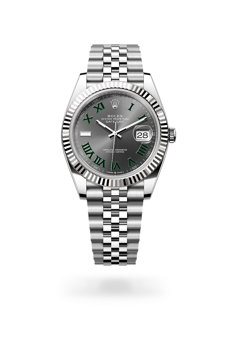 rolex Datejust 41 in Rolesor gris – combinaison d’acier Oystersteel et d’or gris M126334-0022* - Michaud