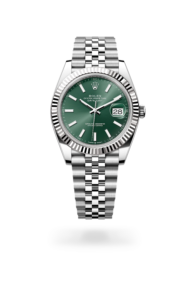 rolex Datejust 41 in White Rolesor - combination of Oystersteel and white gold M126334-0028* - Michaud