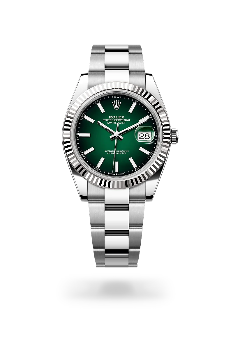 rolex Datejust 41 in White Rolesor - combination of Oystersteel and white gold M126334-0033* - Michaud