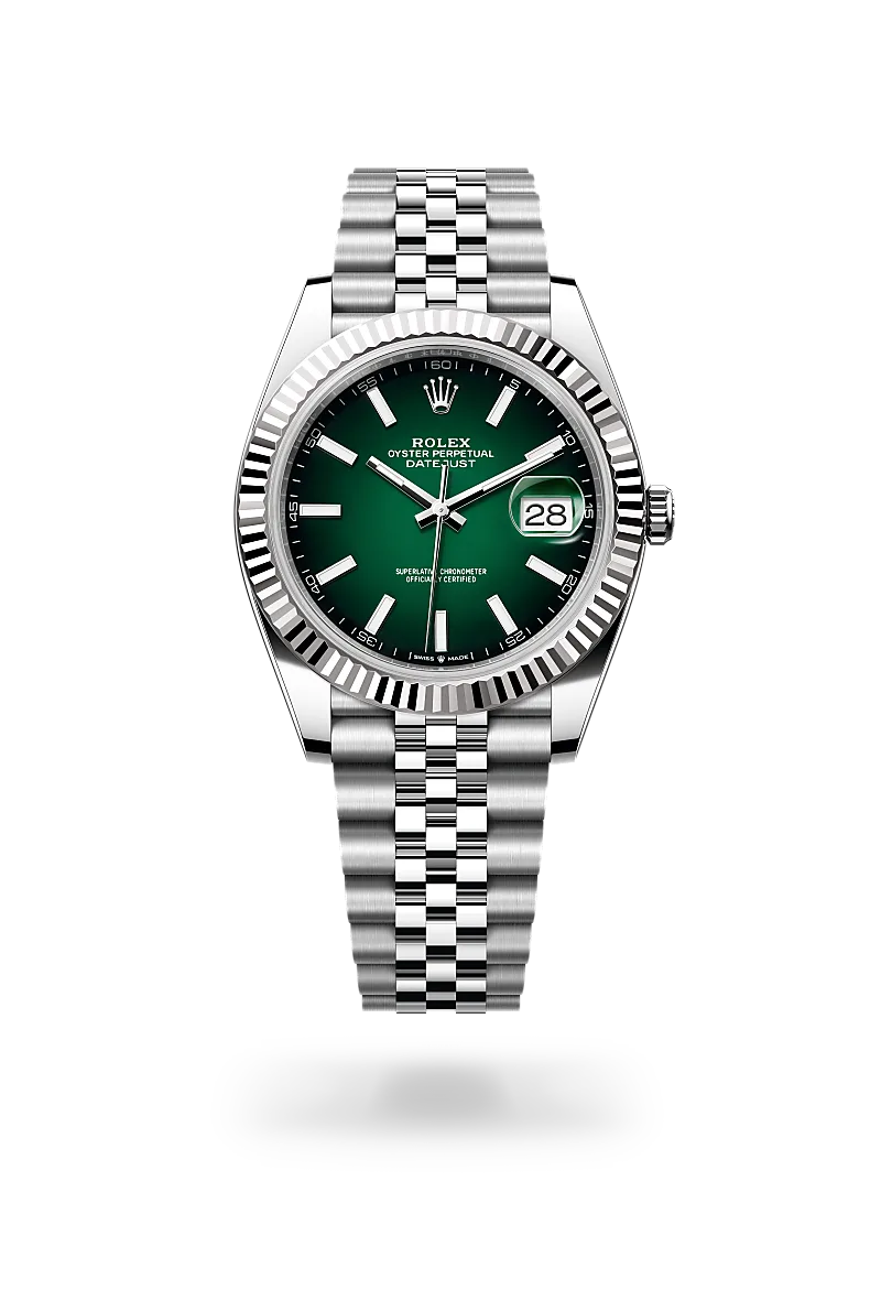 rolex Datejust 41 in White Rolesor - combination of Oystersteel and white gold M126334-0034* - Michaud