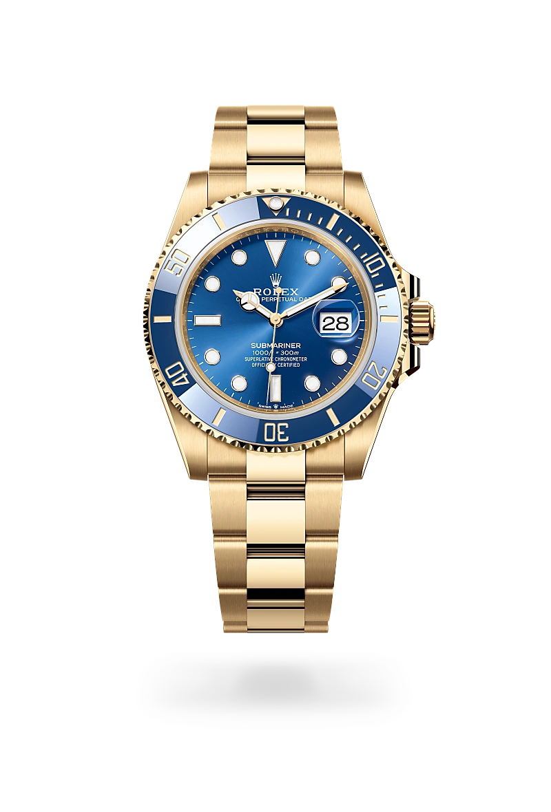 rolex Submariner Date in 18 ct yellow gold M126618LB-0002* - Michaud