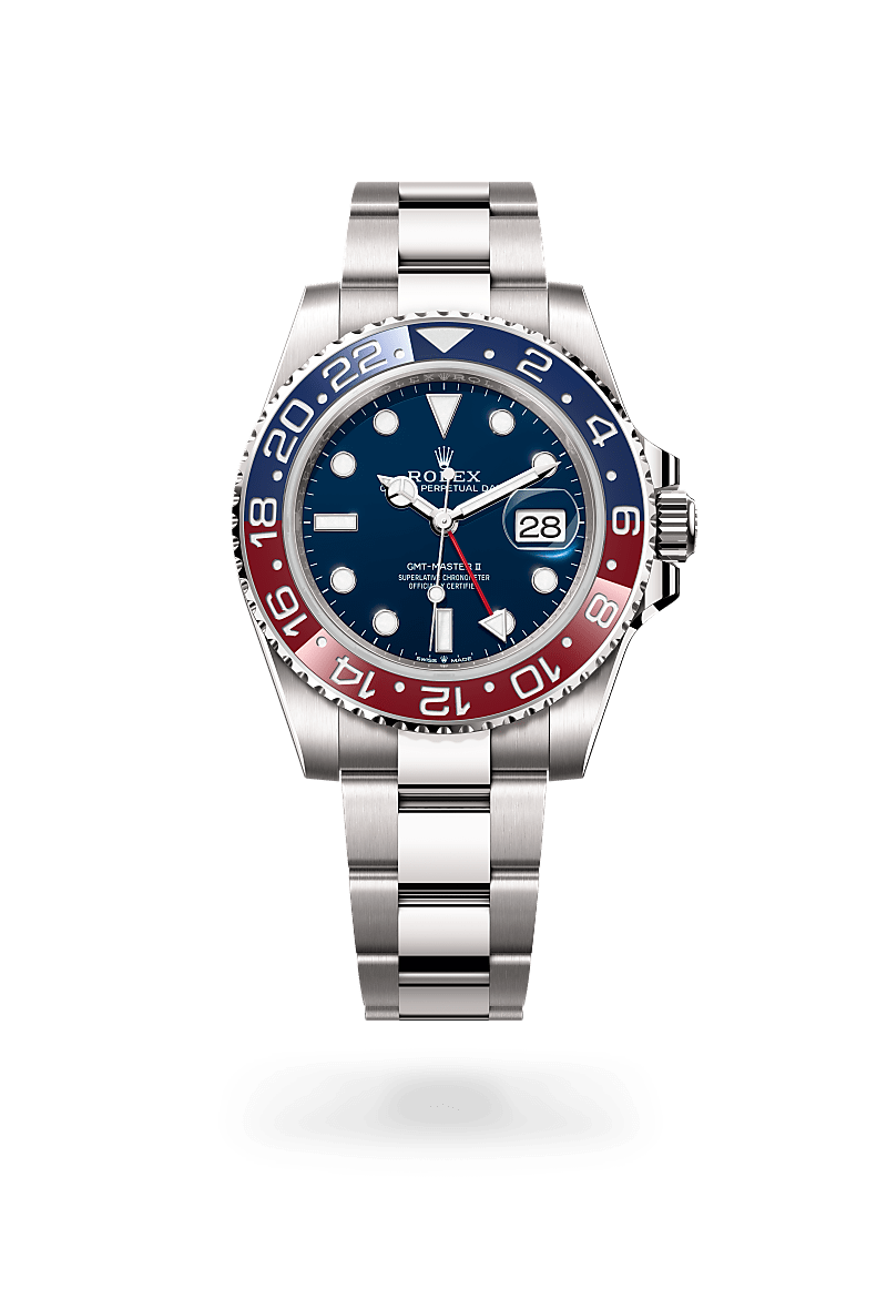 rolex GMT-Master II in 18 ct white gold M126719BLRO-0003* - Michaud