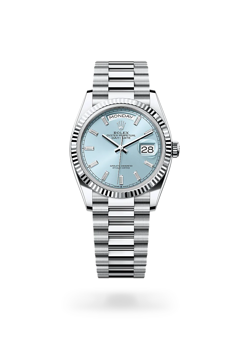 rolex Day-Date 36 in Platine M128236-0009* - Michaud