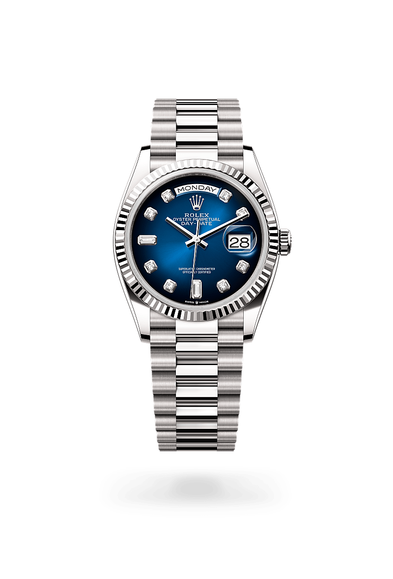 rolex Day-Date 36 in Or gris 18 ct M128239-0023* - Michaud