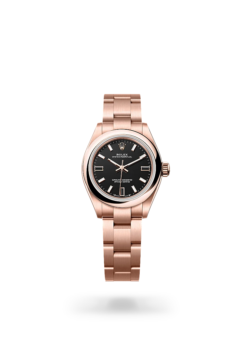 rolex Oyster Perpetual 28 in 18 ct Everose gold M276205-0001* - Michaud
